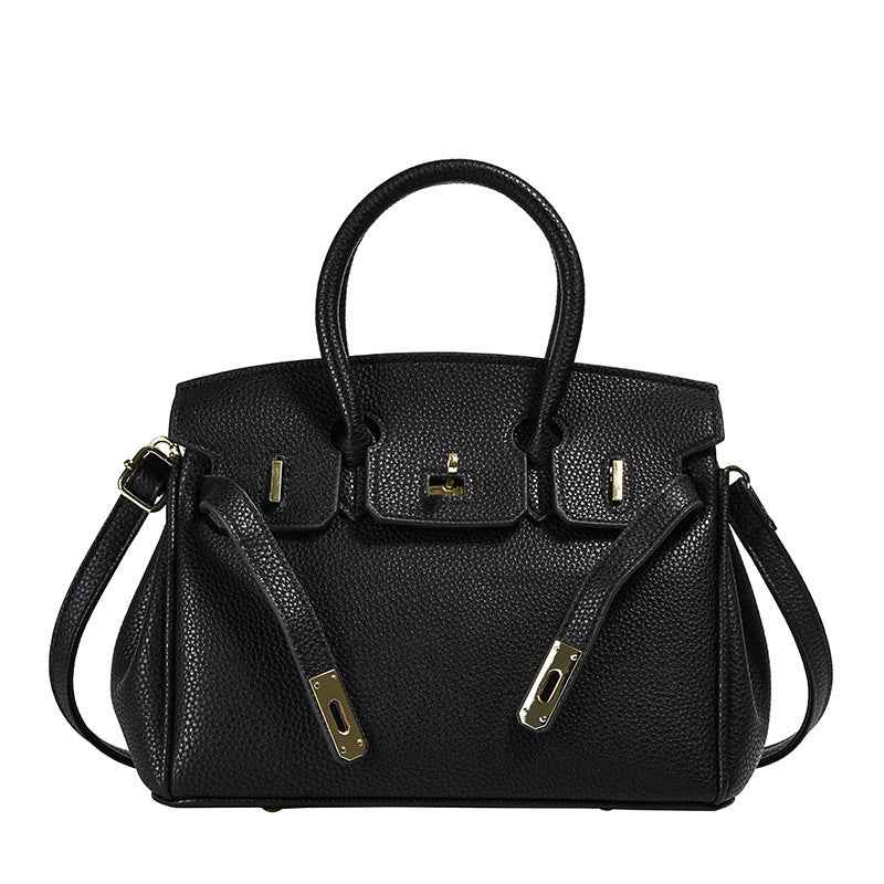 High-End Stylish Large-Capacity Hand-Held Crossbody Platinum Bag