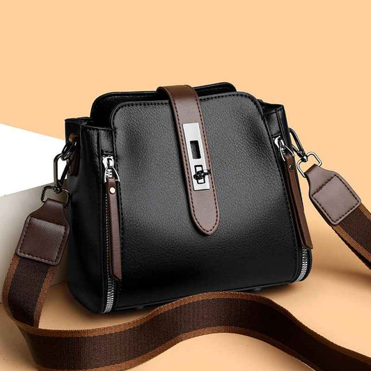 Fashionable And High-End Quality Single-Shoulder Hand-Held Bucket Bag