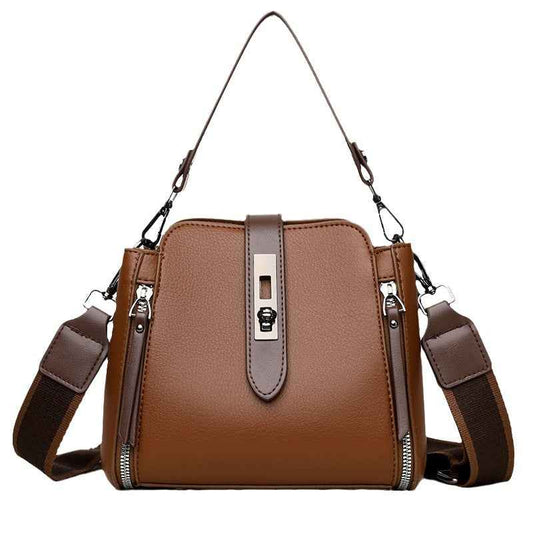 Fashionable And High-End Quality Single-Shoulder Hand-Held Bucket Bag