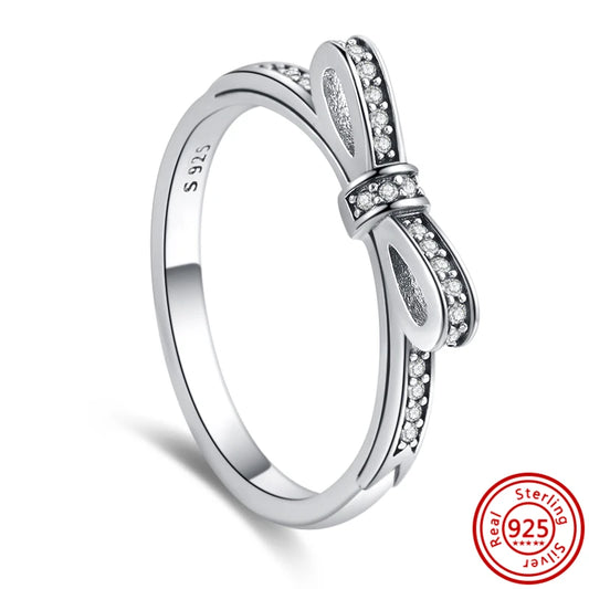 Anillo lazo circonitas