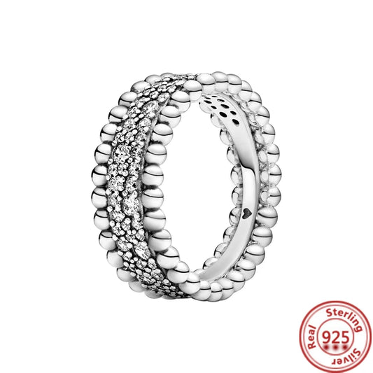 Anillo circonitas geométrico
