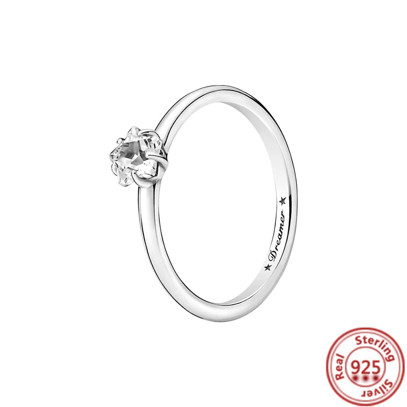 Anillo con piedra cristal