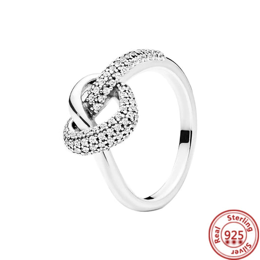 Anillo nudo corazón
